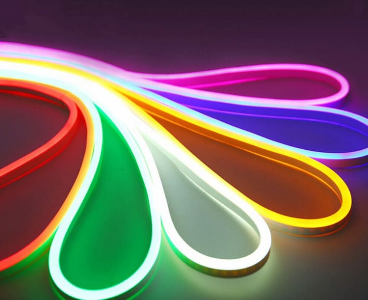 Гибкий светодиодный неон rgb купить